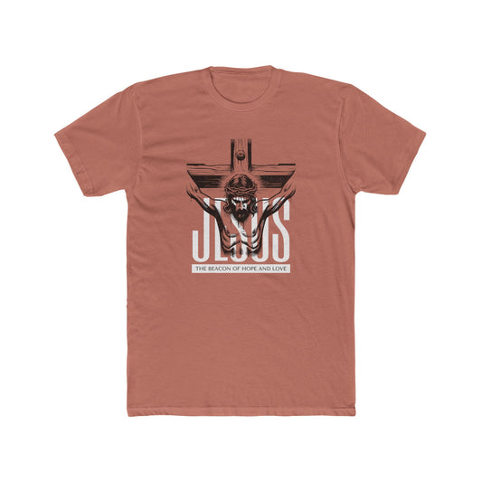 Jesus Crucifix Tee — "The Beacon of Hope and Love" Christian T‑Shirt