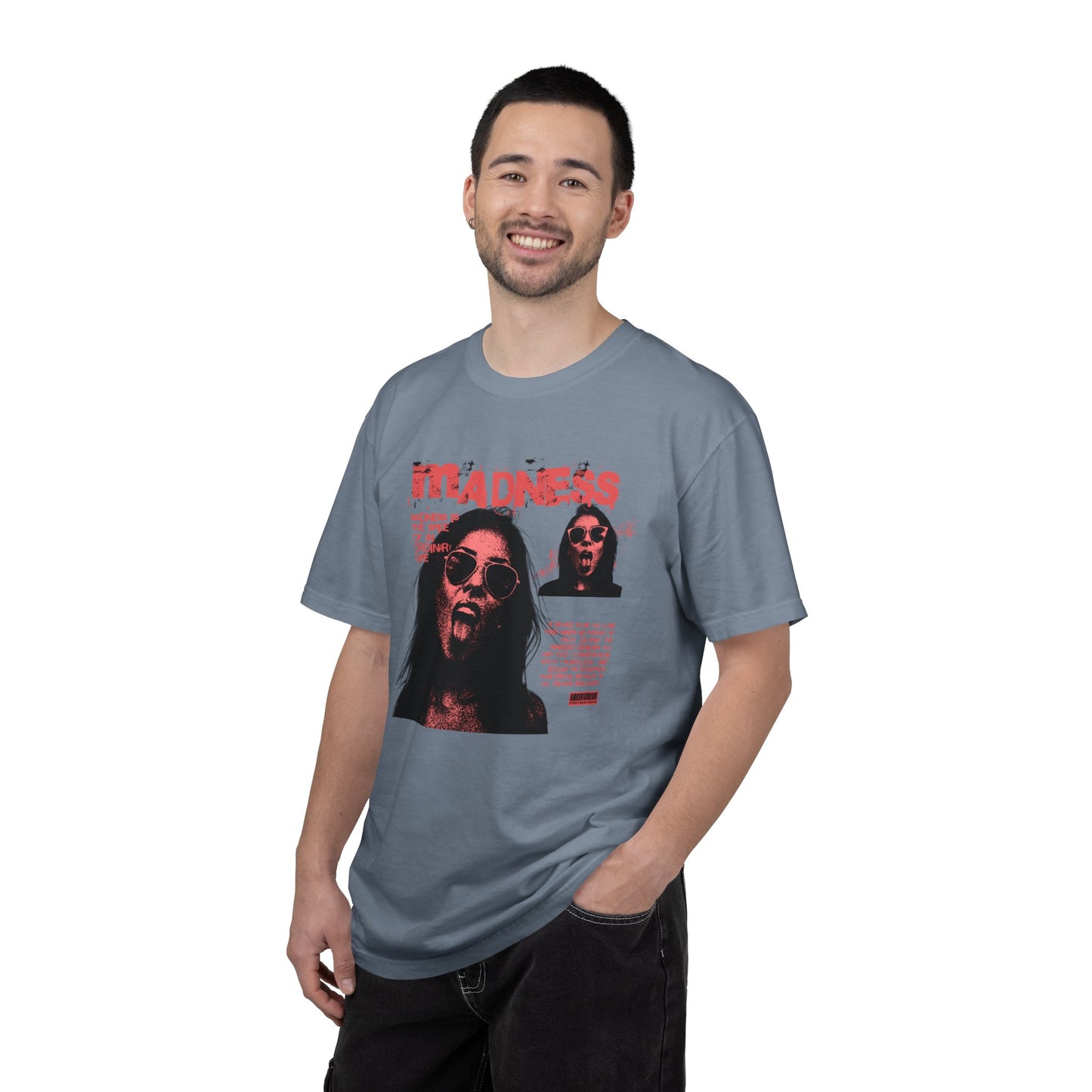 Madness Vintage Photo Graphic T‑Shirt