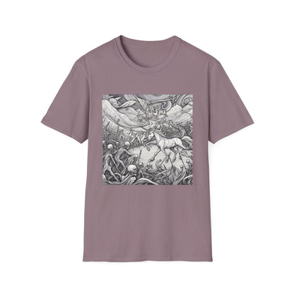 Unicorn Unisex Softstyle T-Shirt - Psychonaut Swag