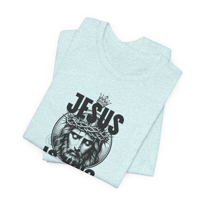 Jesus Is King T-Shirt — Crown of Thorns Christian Tee