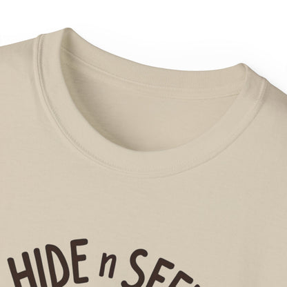 Hide n Seek Champ T-Shirt — Funny Bigfoot Sasquatch Tee