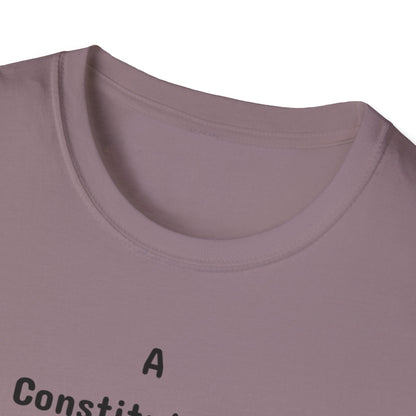 Constitutional Crisis of Fraud, Unisex Softstyle T-Shirt - Psychonaut Swag