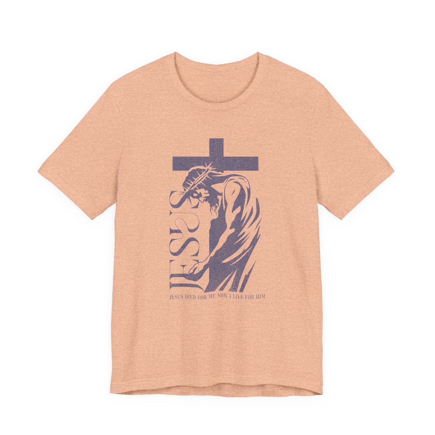 Christian Jesus Tee — Crown of Thorns Cross Graphic T-Shirt