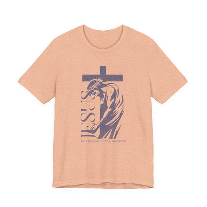 Christian Jesus Tee — Crown of Thorns Cross Graphic T-Shirt