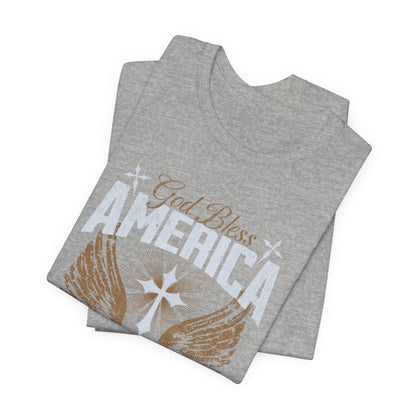 God Bless America Eagle T-Shirt — Patriotic Fourth of July Tee