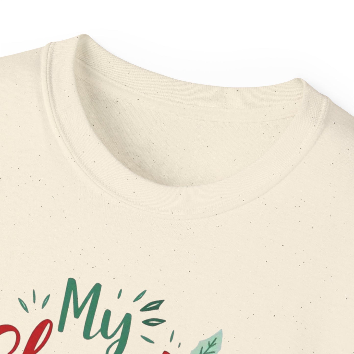Christmas Coffee Tee - "My Christmas Spirit Needs Coffee" Holiday T-Shirt