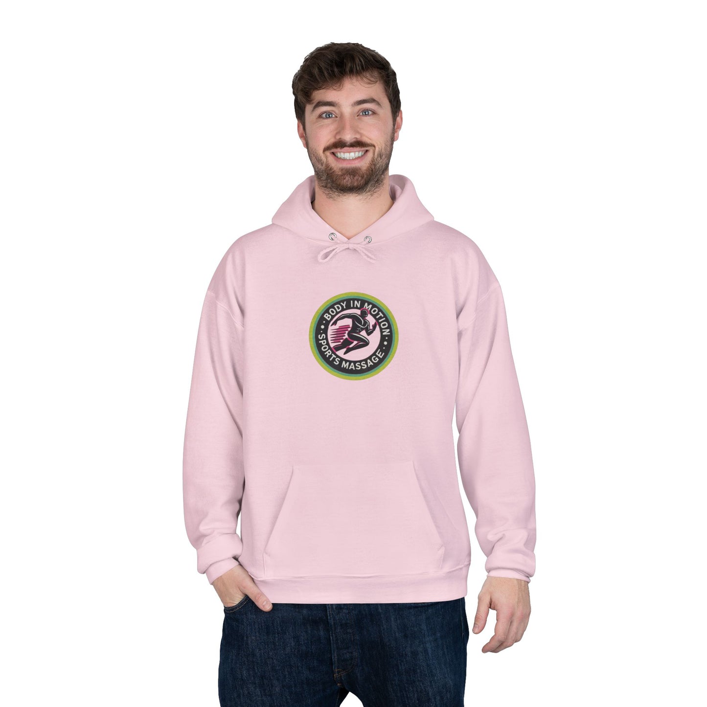 Sports Massage, Logo Hoodie — 'Run Fast' Athletic Pullover