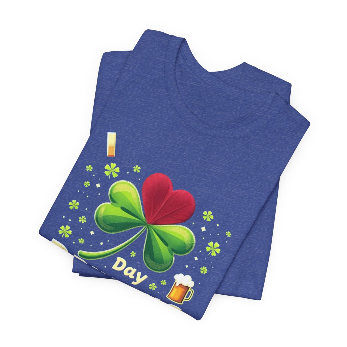Shamrock heart, Unisex Jersey Short Sleeve Tee