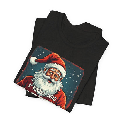 Funny Christmas T-Shirt – Vintage Santa "I Know Who Farted!" Holiday Tee