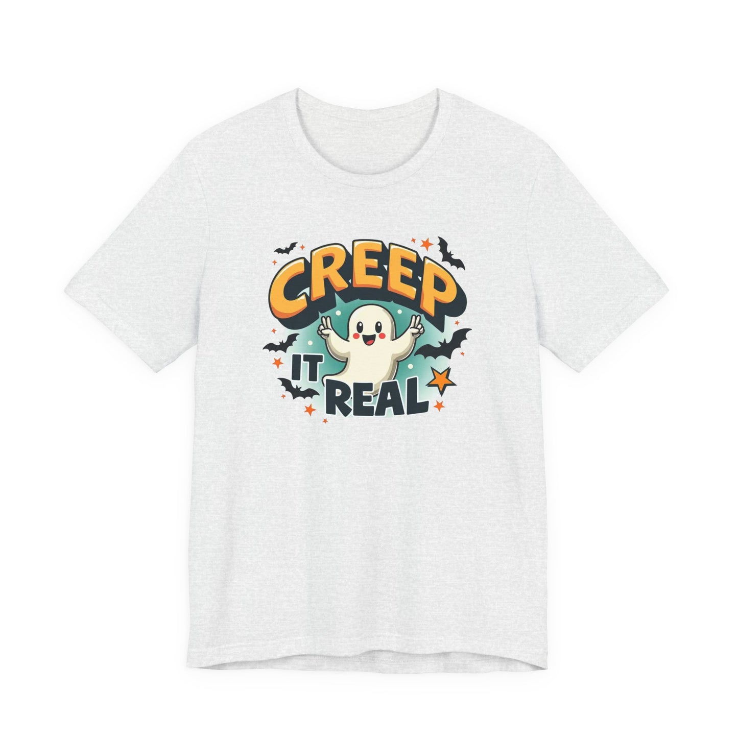 Creep It Real Ghost Tee — Cute Halloween T-Shirt