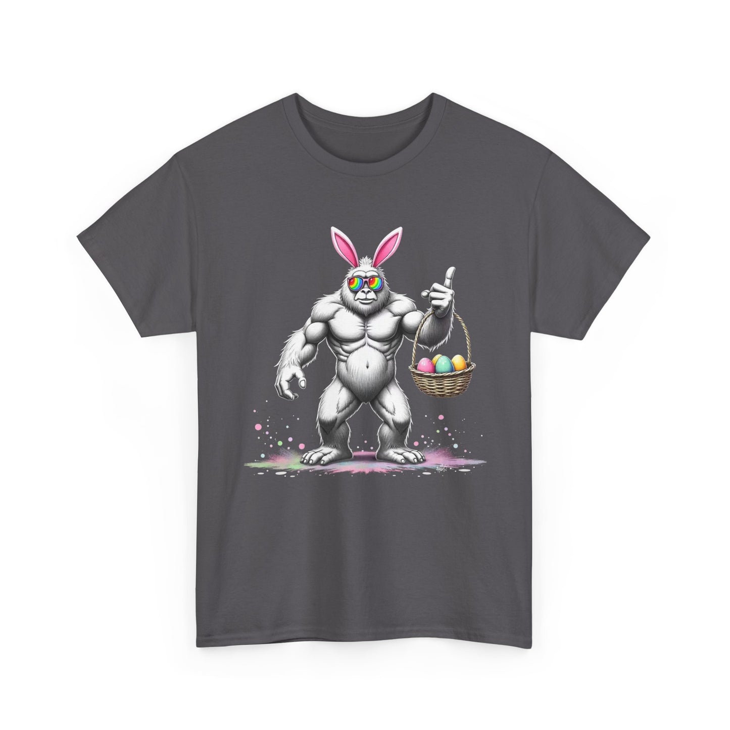Muscular Easter Bunny T-Shirt — Funny Easter Basket Tee