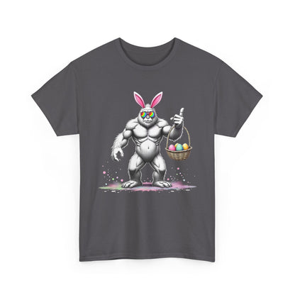 Muscular Easter Bunny T-Shirt — Funny Easter Basket Tee