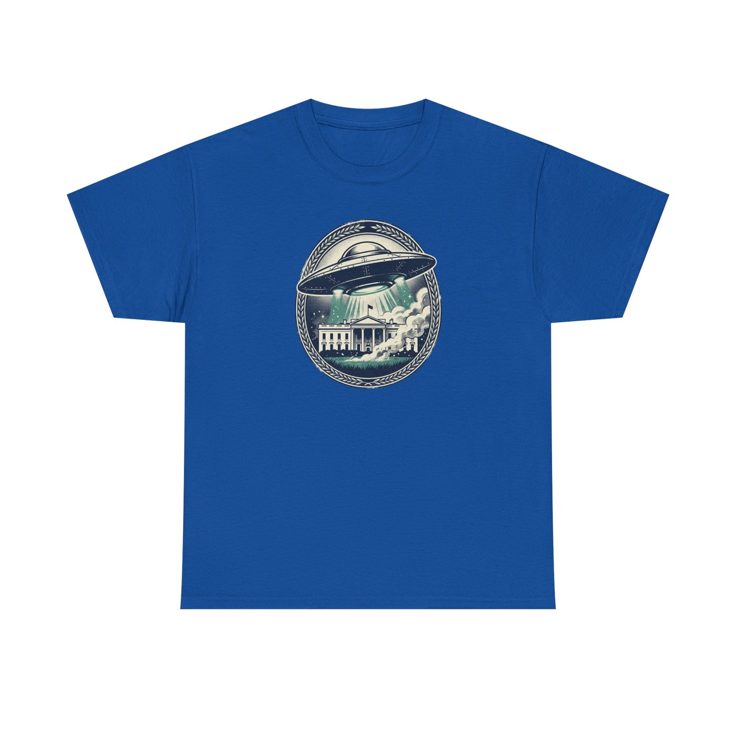 Alien Disclosure T-Shirt — Flying Saucer Over White House