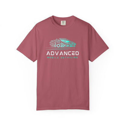 Advanced Mobile, Garment Dyed, T-Shirt, Unisex Graphic Tee, Casual Streetwear, Perfect Gift for Car Lovers, Vintage Style Merch, Everyday Wear