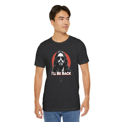 Jesus to return, 80’s retro Rocker T-Shirt, Casual Wear, Movie Quote Shirt, Gift for Fans, Unisex Top