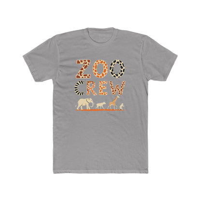Zoo Crew Unisex Cotton Crew Tee, Animal Shirt, Wildlife Apparel, Zoo Membership Gift, Family Outing Tee, Fun Educational Outfits - Psychonaut Swag
