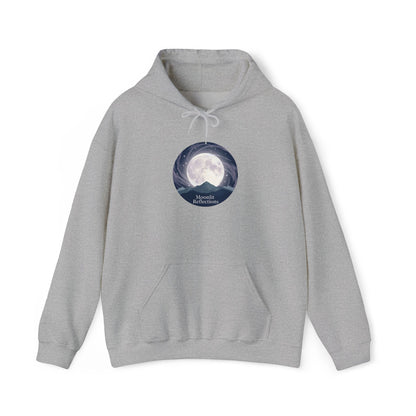 Moonlit Cove Hoodie – Serene Nightscape Graphic Sweatshirt