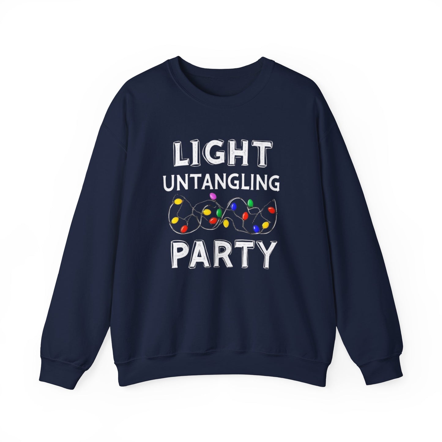 Light Untangling Party, Unisex Heavy Blend™ Crewneck Sweatshirt