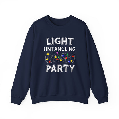 Light Untangling Party, Unisex Heavy Blend™ Crewneck Sweatshirt