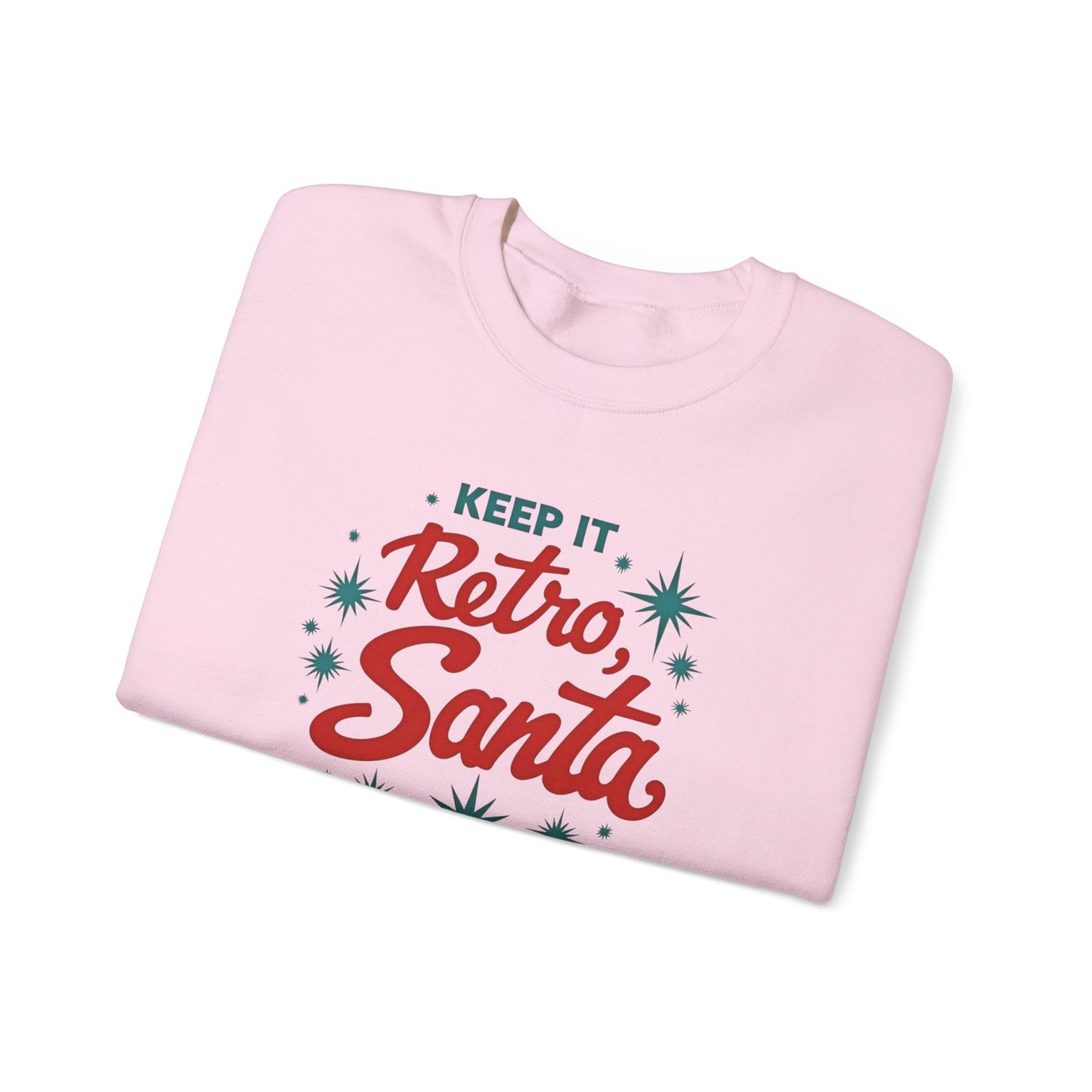 Retro Santa Sweatshirt — Vintage Holiday Crewneck