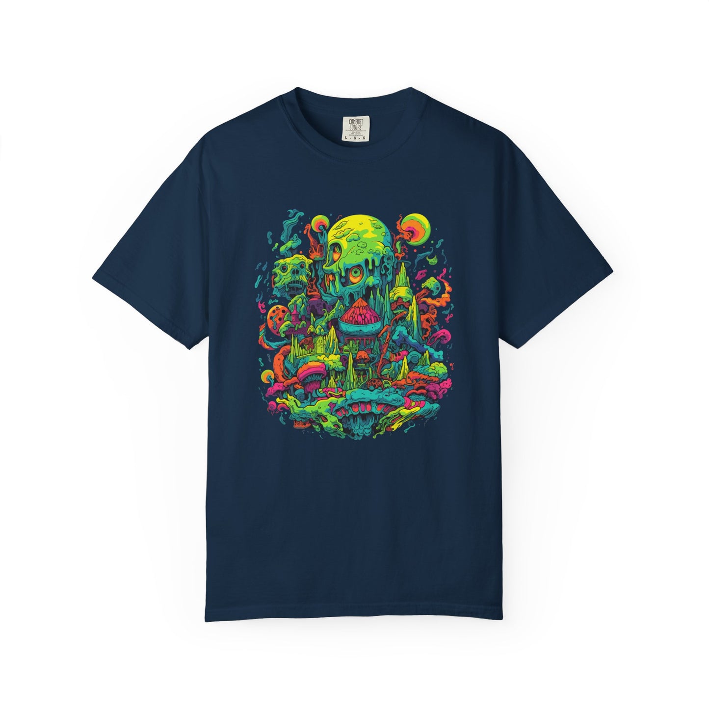 Psychedelic Dream Graphic T-Shirt — Sticky Trippy Art Tee