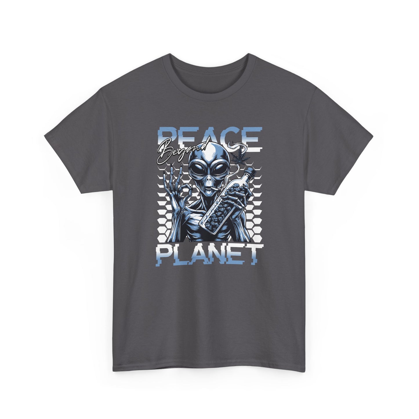 Peace Planet Alien T‑Shirt — Retro Sci‑Fi Graphic Tee