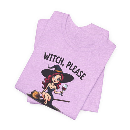 Witch, Please Tee — Cute Pinup Witch Graphic T‑Shirt ("I’ve Got Spells For That")