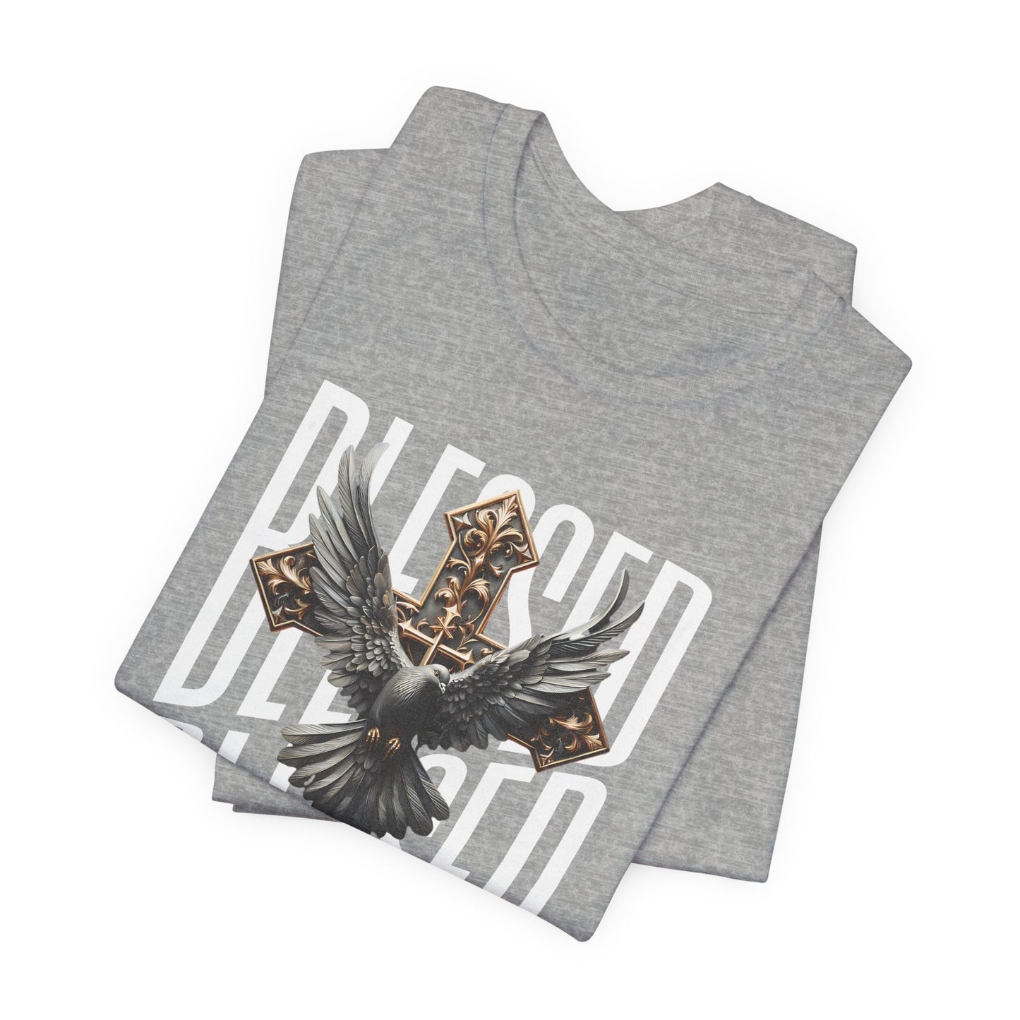 Blessed Dove Tee — Christian Faith Graphic T-Shirt
