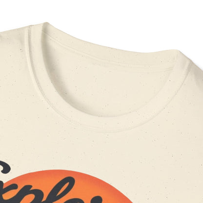 Explorer of the Year T-Shirt — Santa Hiker Vintage Outdoor Christmas Tee