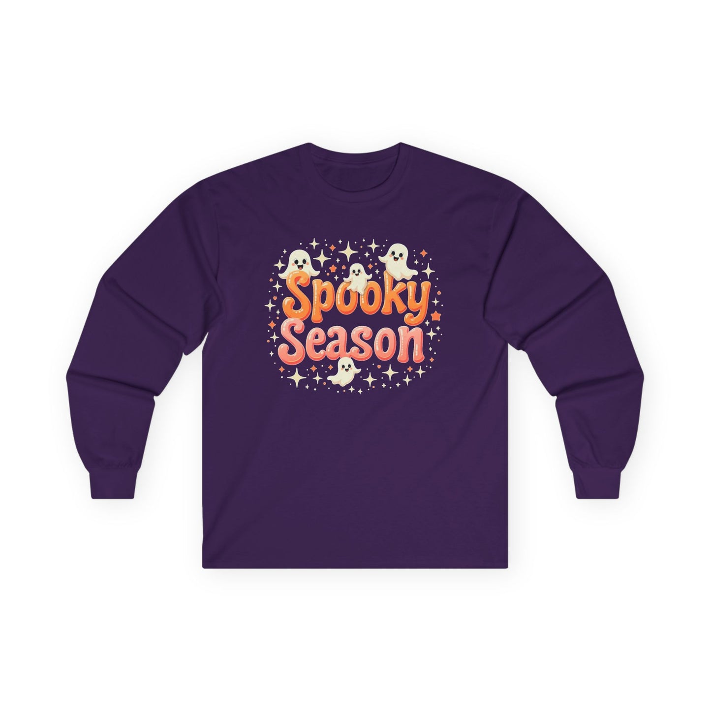 Spooky Season Long Sleeve — Cute Ghosts Halloween Shirt