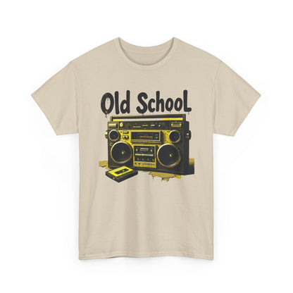 Old School Jam Box, Unisex Heavy Cotton Tee