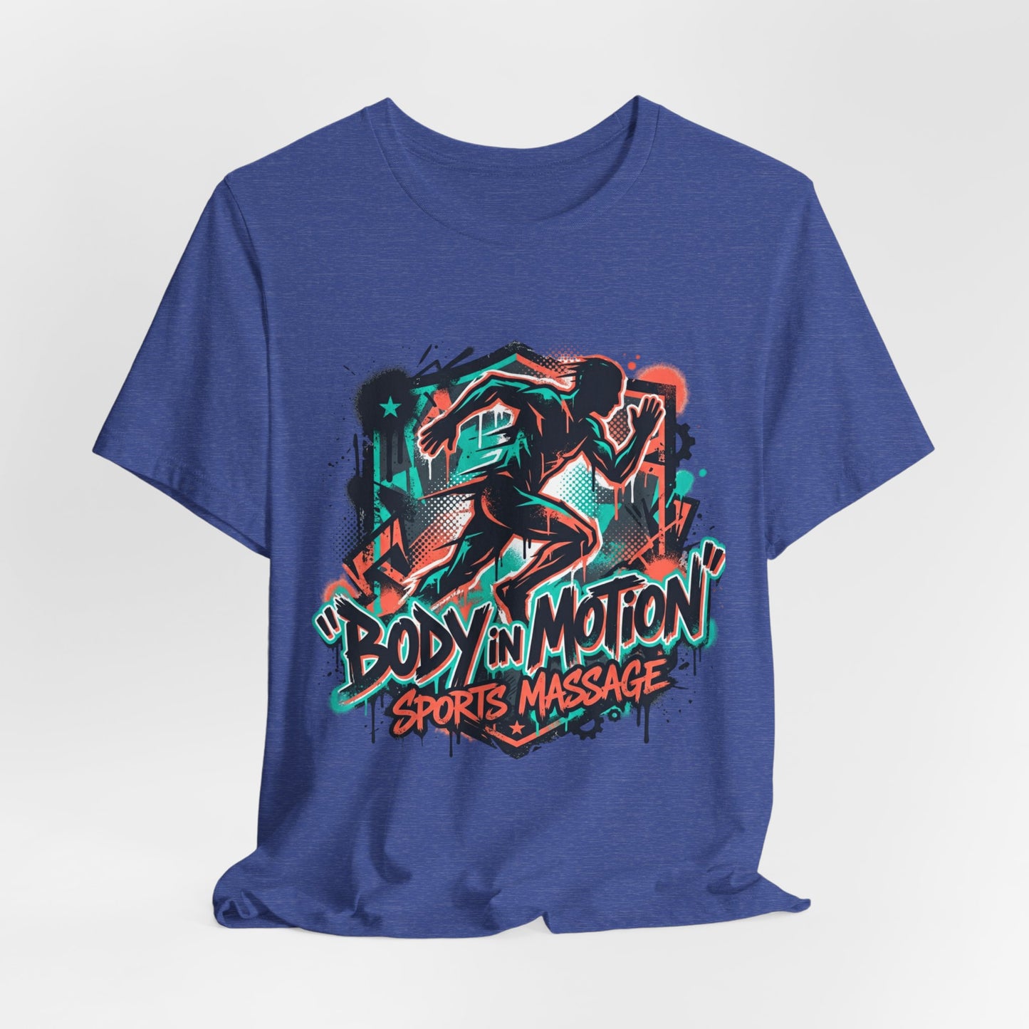 Sports Massage T-Shirt — Athletic Runner Graphic Tee