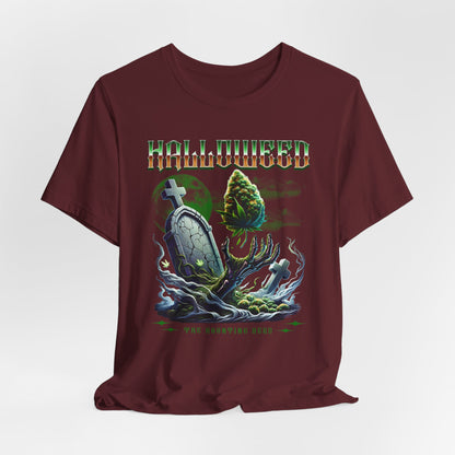 Halloweed, Haunted Herb, Unisex Jersey Short Sleeve Tee
