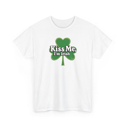 Kiss Me I'm Irish T-Shirt — St. Patrick's Day Shamrock Tee