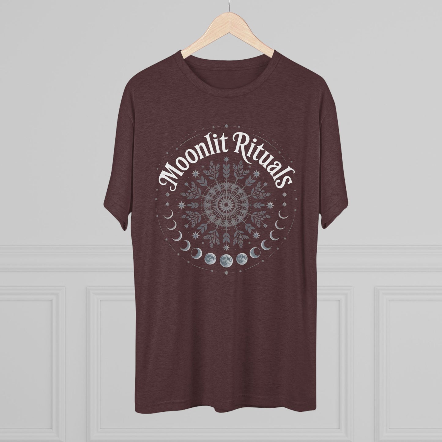 Moonlit Rituals Tee — Crescent Moon Phases Graphic T-Shirt