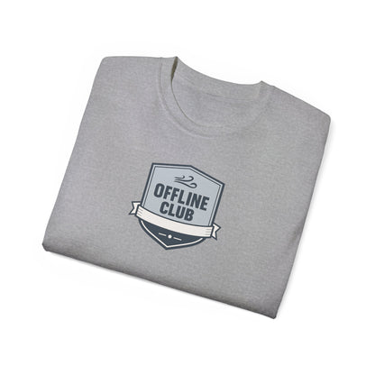 Offline Club Cotton Tee — Vintage Badge Graphic T-shirt