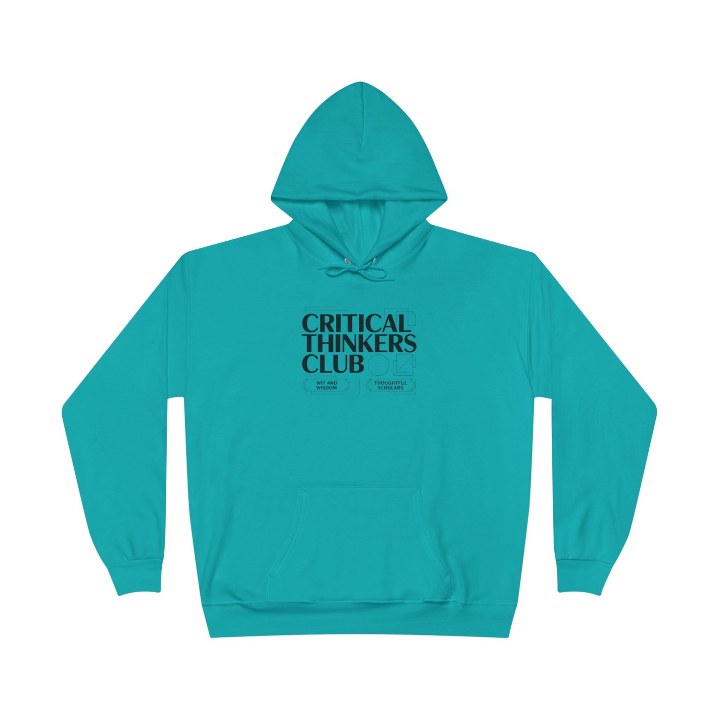 Critical Thinkers Club Hoodie — Graphic Pullover for Students & Intellectuals