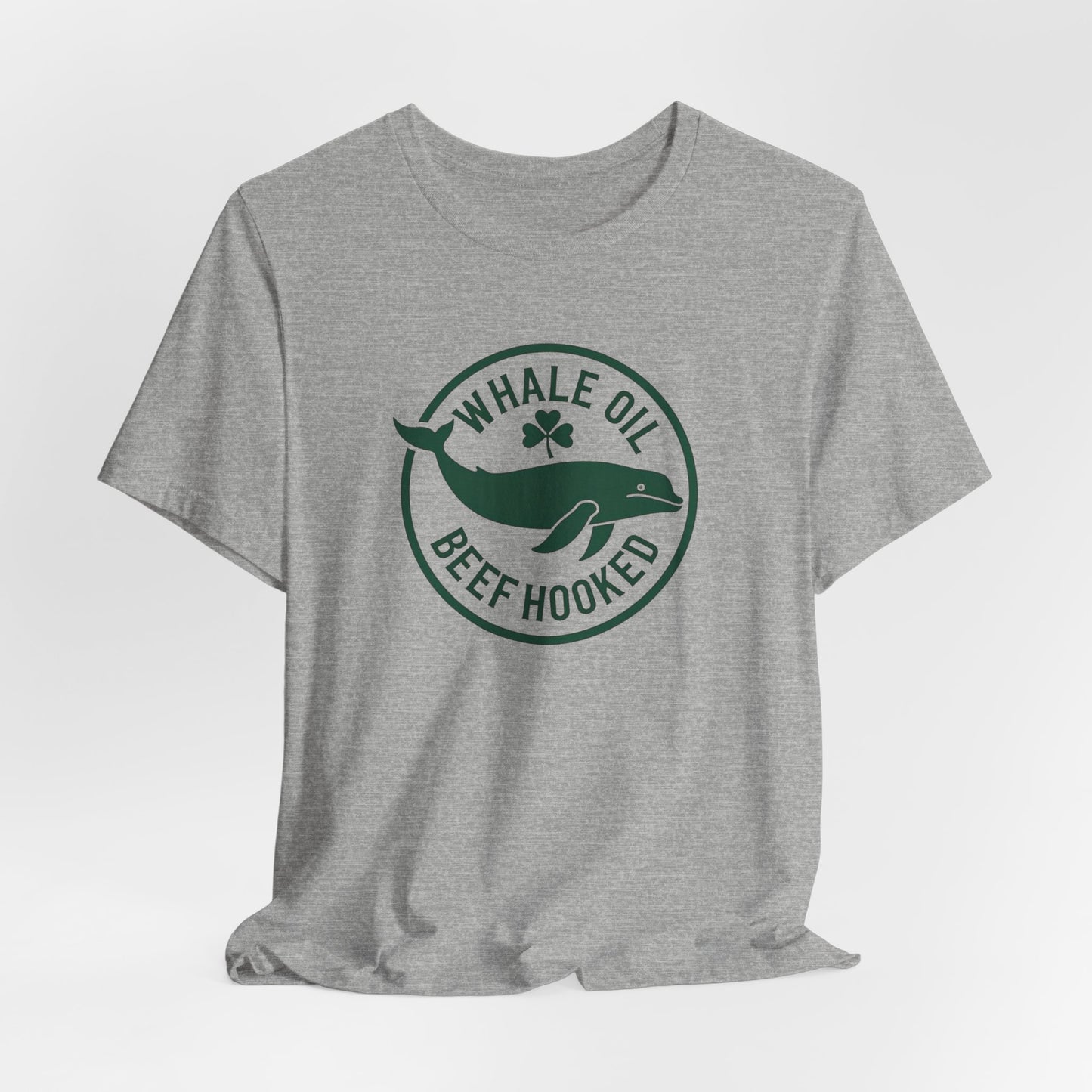 St. Patrick's Day 'Whale Oil Beef Hooked' T-Shirt — Funny Irish Drinking Tee
