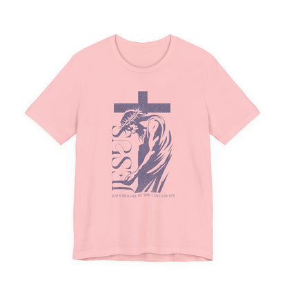Christian Jesus Tee — Crown of Thorns Cross Graphic T-Shirt