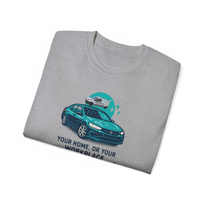Advanced Car Service Humor Tee, Funny T-Shirt for Mechanics, Auto Enthusiasts, Gift for Dad, Car Lover Apparel, Perfect for Birthdays