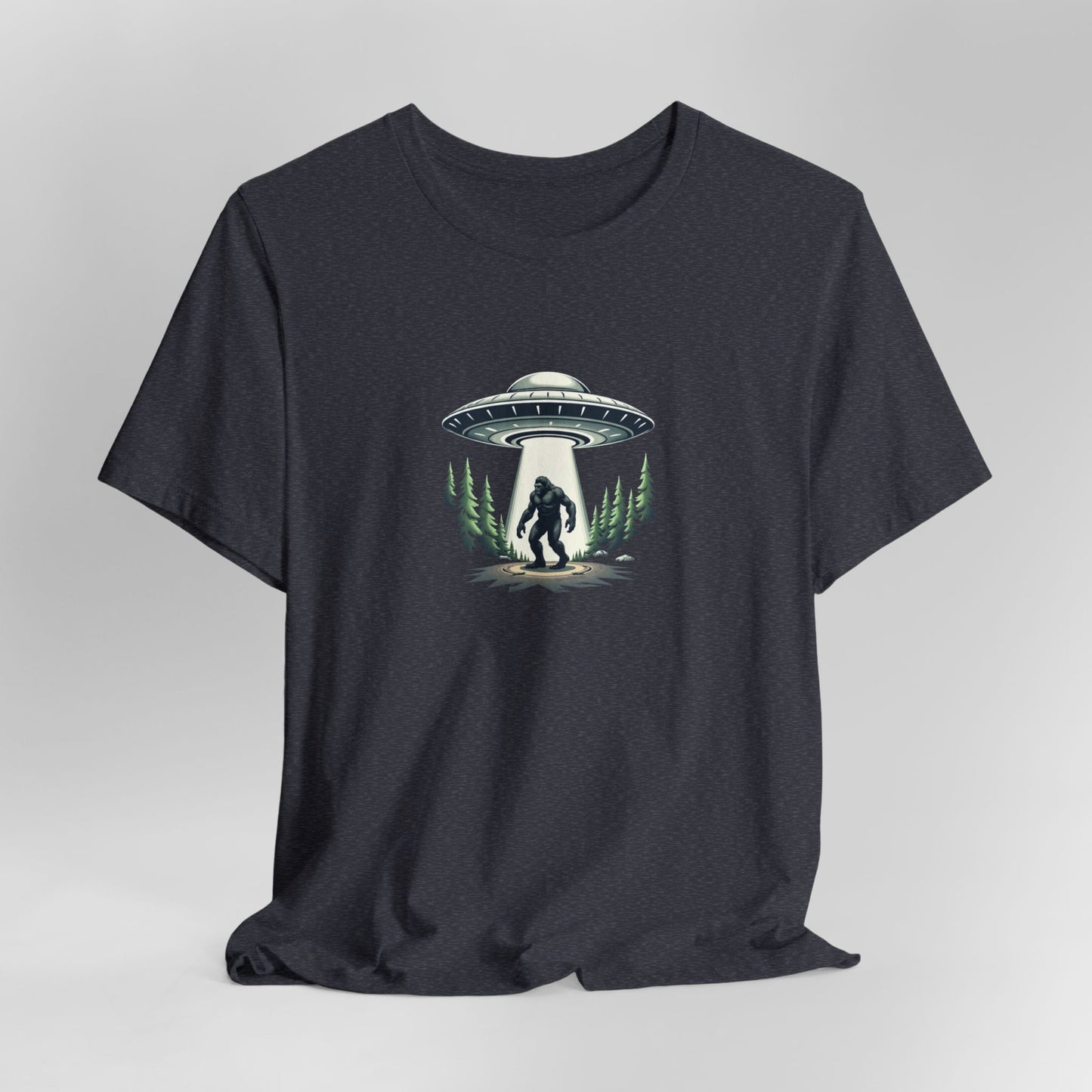 Squatch Sighting T-Shirt – Sasquatch UFO Abduction Graphic Tee