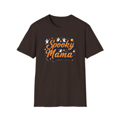 Spooky Mama T-Shirt — Halloween Mom Tee with Cute Ghosts