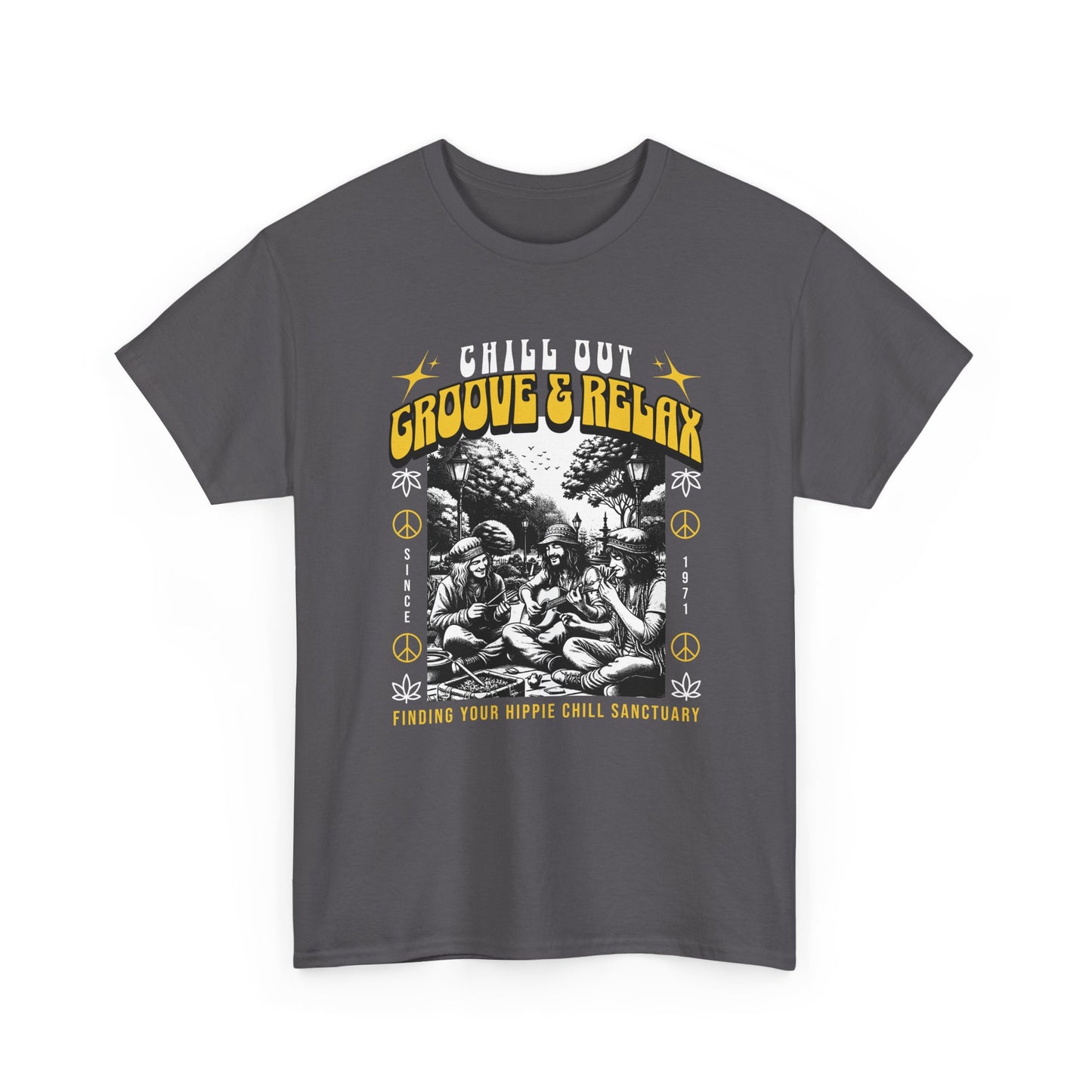 Groove and Relax, Unisex Heavy Cotton Tee
