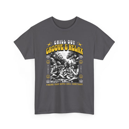 Groove and Relax, Unisex Heavy Cotton Tee