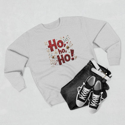 Ho Ho Ho! Christmas Crewneck Sweatshirt – Festive Holiday Sweater