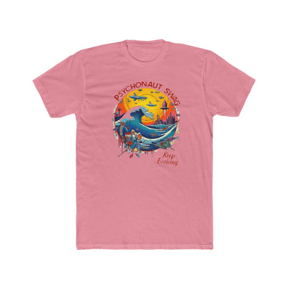 Keep Evolving, Psychonaut Swag  Keep Exploring Unisex Tee | Adventure T-Shirt, Gift for Travelers, Fun Casual Wear, Unique Graphic Shirt, Summer Style