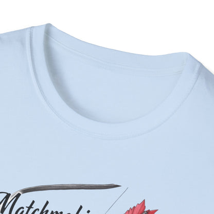 Matchmaking Specialist T-Shirt — Cupid Arrow & Wings Valentine Tee