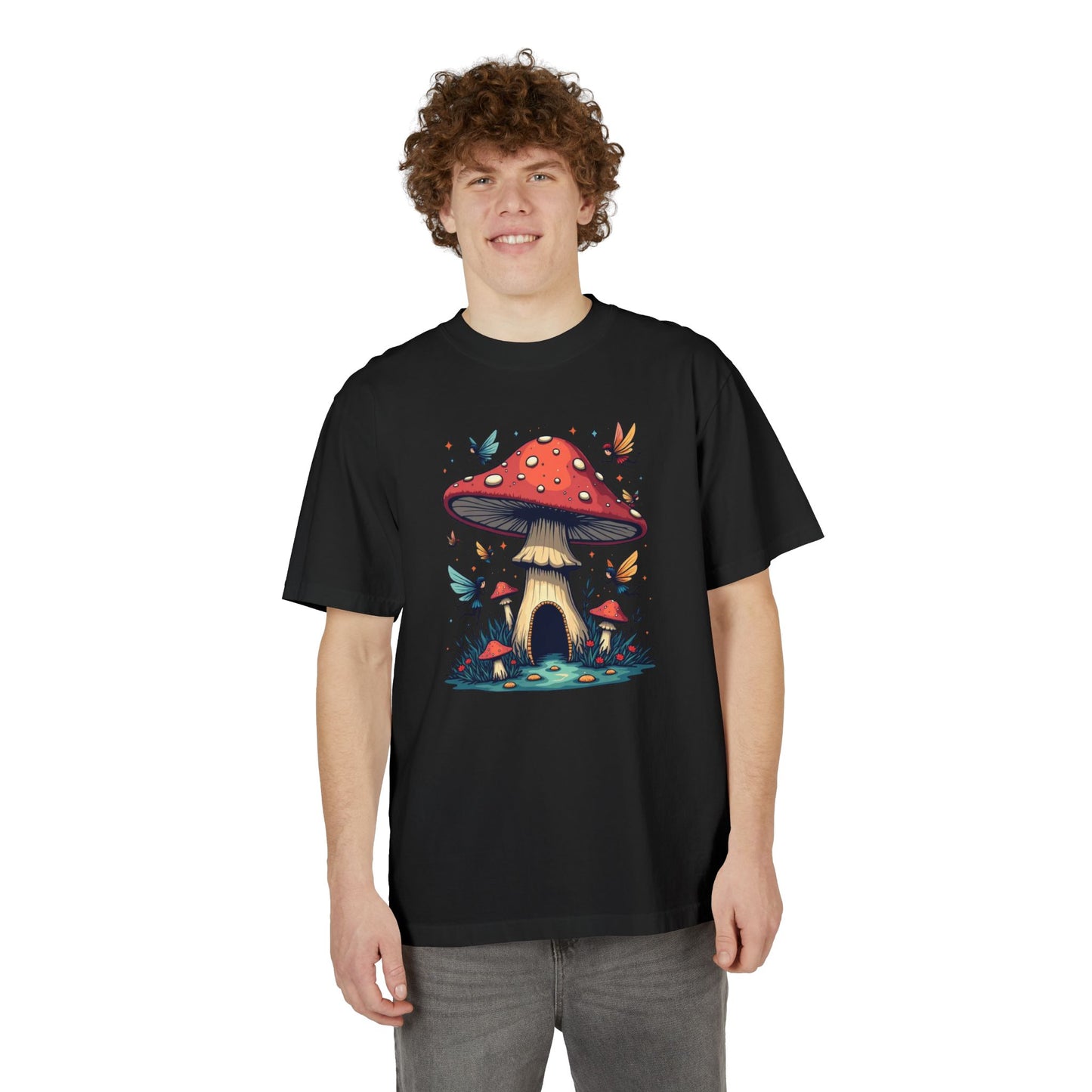 Mushroom Fairy Cottage T-Shirt