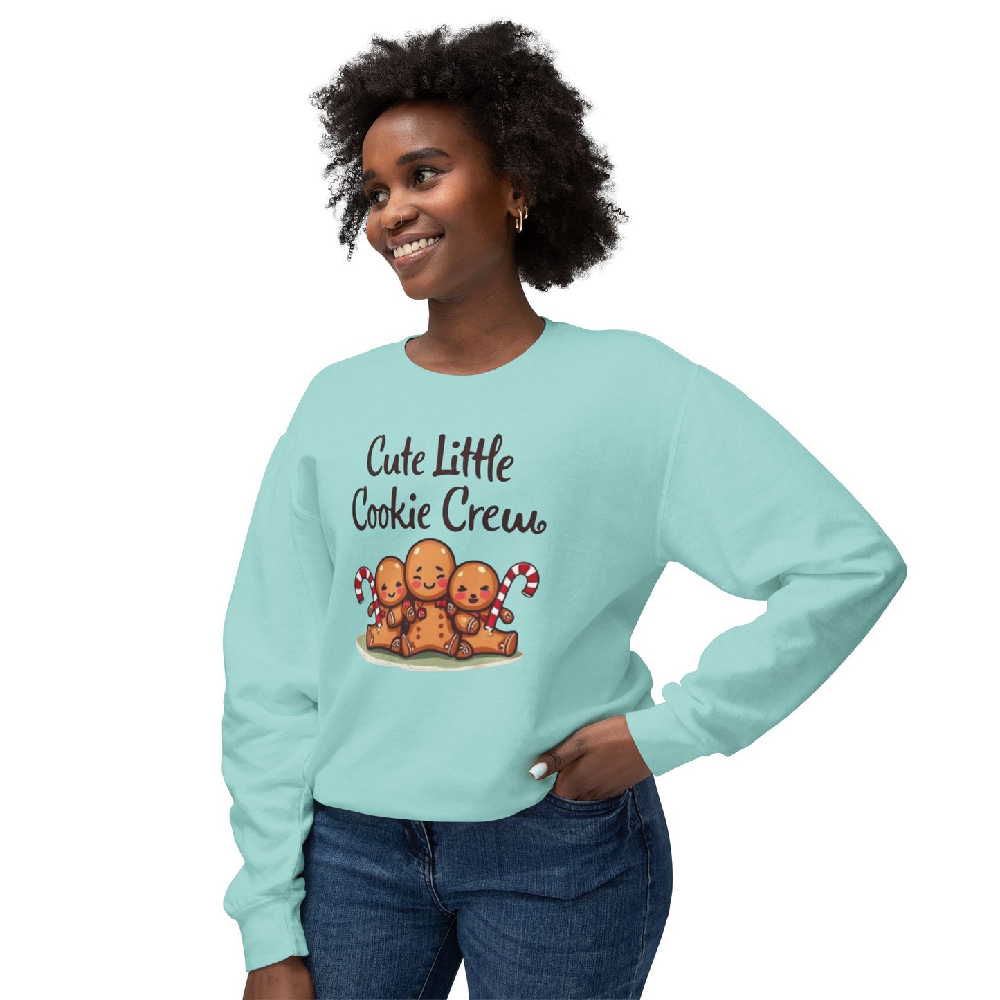 Cute Little Cookie Crew Sweatshirt – Holiday Gingerbread Family Crewneck