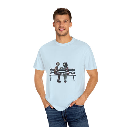 Park bench, Unisex Garment-Dyed T-shirt - Psychonaut Swag